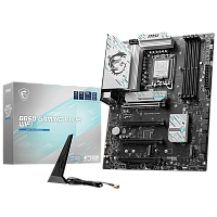 Материнская плата MSI B860 GAMING PLUS WIFI B860, LGA1851, 4*DDR5, 4*PCIEx16, 3*M.2, 1*TypeC, 2*USB3.2Gen2, 6*USB3.2Gen1, 8*USB2.0, 4*SATA3.0, 5G, Type-C(DP), DP, HDMI, ATX, RTL