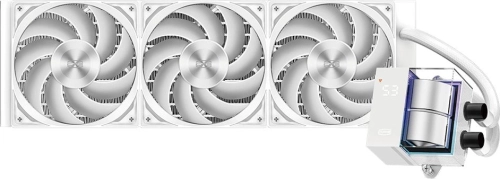 Система водяного охлаждения PcCooler DS360 WH Soc-AM5/ AM4/ 1200/ 1700/ 1851 белый 4-pin Al LCD 300W Ret (DS360-WHNWXX-GL)