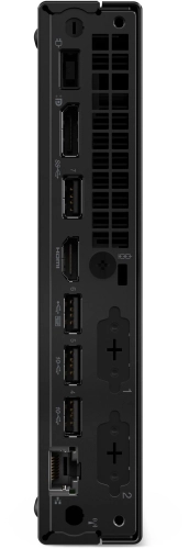 КомпьютерLenovo ThinkCentre Tiny M70q-5 slim i7 14700T (1.3) 16Gb SSD512Gb UHDG 770 без ОС GbitEth WiFi BT 135W kb мышь клавиатура черный (12TD003UUM) фото 4