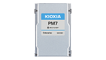 Серверный твердотельный накопитель/ KIOXIA SSD PM7-R, 7680GB, 2.5" 15mm, SAS 24G, TLC, R/W 4200/4100 MB/s, IOPs 720K/175K, TBW 14016, DWPD 1 (12 мес.) (KPM7VRUG7T68)
