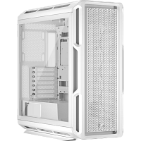 Корпус без блока питания/ Case Corsair 5000T, Midi-Tower, TG, no fan, 4xUSB-A 3.2, 1xUSB 3.2 Type-C, E-ATX, ATX, mATX, mITX White (CC-9011301-WW)