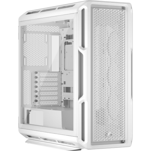 Корпус без блока питания/ Case Corsair 5000T, Midi-Tower, TG, no fan, 4xUSB-A 3.2, 1xUSB 3.2 Type-C, E-ATX, ATX, mATX, mITX White (CC-9011301-WW)