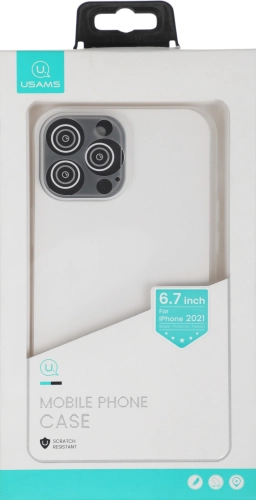 Чехол (клип-кейс) для Apple iPhone 13 Pro Max Usams US-BH779 белый (матовый) (УТ000028083) фото 7