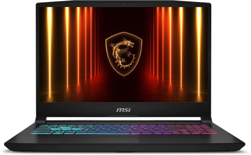 Ноутбук MSI Katana 15 HX B14WFK-1065XRU Core i5 14450HX 16Gb SSD512Gb NVIDIA GeForce RTX 5060 8Gb 15.6 IPS FHD (1920x1080) FreeDOS black WiFi BT Cam (9S7-1587C1-1065)