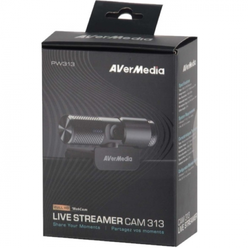Веб-камера Avermedia PW 313 FHD, 2Mpix, USB2.0, 1.5 m cable (40AAPW313ASF) фото 4