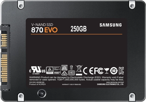 Твердотельный накопитель Samsung SSD 250Gb 870 EVO MZ-77E250B/ CN (MZ-77E250B/CN) фото 2