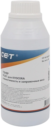 Тонеры и девелоперы Тонер PK201 для KYOCERA ECOSYS P6030cdn/M6026cdn (CET) Cyan, 100г/бут, OSP0201C-100