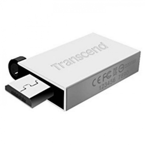 Флеш-накопитель Transcend JetFlash 380S USB 2.0 16 Гб металл серебристый (TS16GJF380S) фото 3