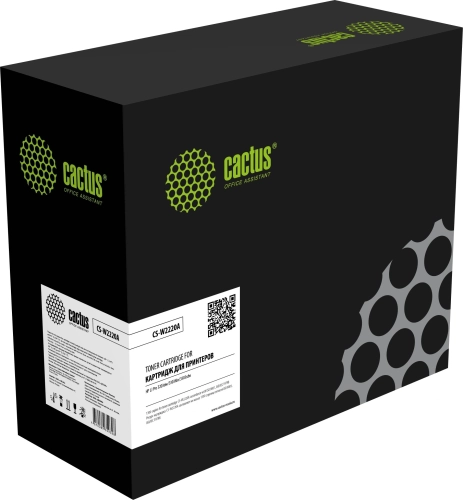 Картридж лазерный Cactus CS-W2220A 222A черный (1300стр.) для HP LJ Pro 3203dw/3303fdn/3303sdw с чипом
