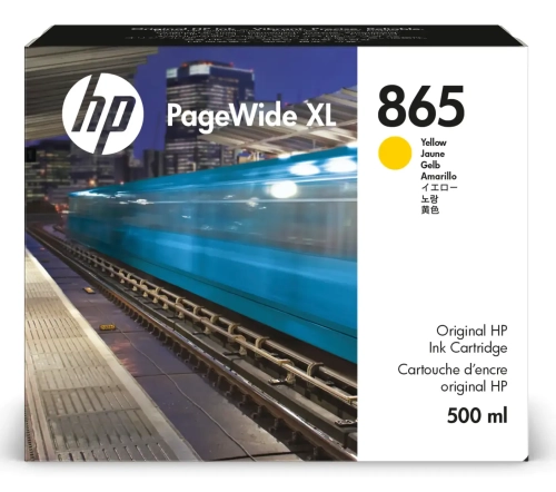 Картридж HP 865, желтый, 500 мл (3ED84A)