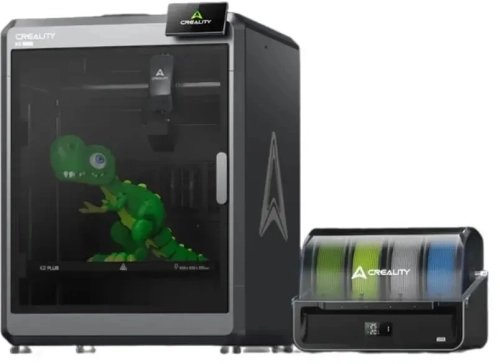 3D принтер Creality K2 PLUS COMBO, размер печати 350х350х350mm, FDM, ABS/ PLA/ PETG/ PET/ TPU/ PA/ ASA/ PC/ PLA-CF/ PA-CF/ PET-CF, USB/ WiFi/ Enternet, 1200Вт (1002110046)