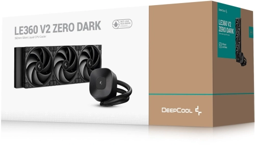 Система водяного охлаждения Deepcool LE360 V2 Zero ARGB Soc-AM5/AM4/1200/1700/1851 черный 4-pin 19-31.6dB Al 250W 1554gr Ret (R-LE360ZERO-BKLNMD-G-1) фото 6