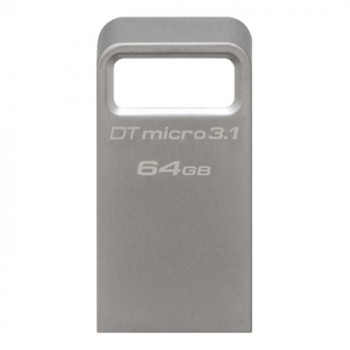 Флеш накопитель Kingston 64GB DataTraveler Micro 3.1 USB 3.2 Gen 1 Silver (DTMC3/64GB) фото 2