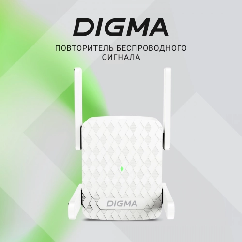 Повторитель беспроводного сигнала Digma D-WR400 AC1200 10/ 100BASE-TX/ Wi-Fi белый фото 8