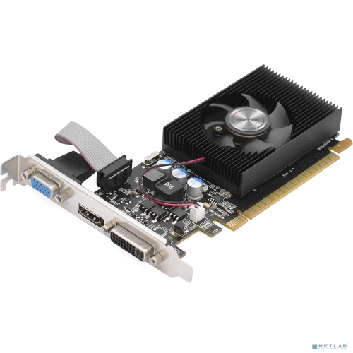Видеокарта/ VGA AFOX NVIDIA Geforce GT710 LP 2GB, DDR3/64-bit, PCIe 2.0, 1xDVI-D, 1xHDMI, 1xD-Sub, 1-slot (AF710-2048D3L5-V3)
