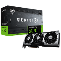 Видеокарта MSI PCI-E 5.0 RTX 5070 12G VENTUS 3X NVIDIA GeForce RTX 5070 12Gb 192bit GDDR7 2512/28000 HDMIx1 DPx3 HDCP Ret