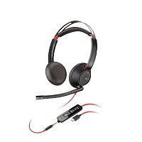 Гарнитура проводная/ Poly BW 5220 USB-C HS +3.5mmP +USB-C/A (8X231AA)