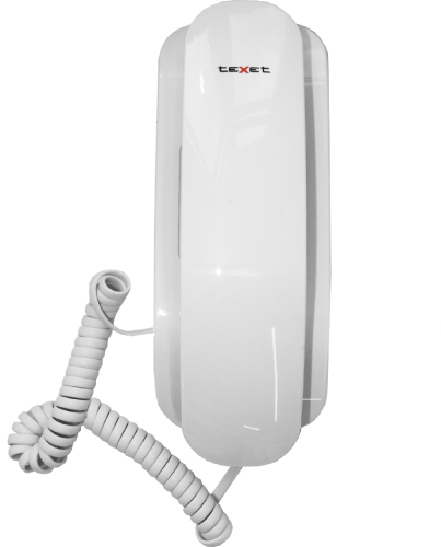 Телефон проводной Texet TX-215 белый (126602)