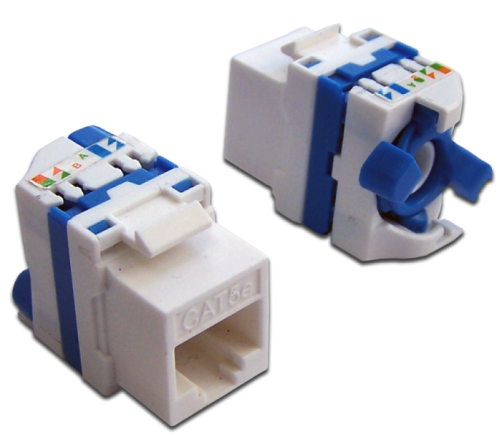 Модуль Keystone Tooless, RJ-45, кат.5E, UTP, 180 градусов, белый (LAN-TK45U5E/ 180-WH) (LAN-TK45U5E/180-WH)