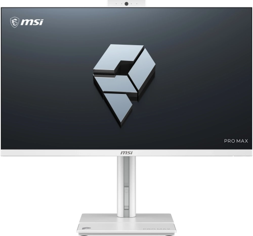 Моноблок MSI Pro MAX 27P Z 8MG-005 27 Full HD Ryzen 7 H 255 (3.8) 16Gb SSD512Gb 780M без ОС GbitEth WiFi BT клавиатура мышь Cam белый 1920x1080 (9S6-A0122S-005)