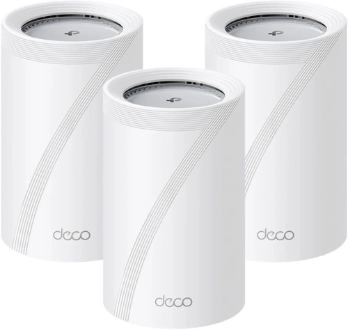 Бесшовный Mesh роутер TP-Link Deco BE65 Pro (DECO BE65 PRO(3-PACK)) BE9300 100/1000/2500/5000BASE-T белый (упак.:3шт)