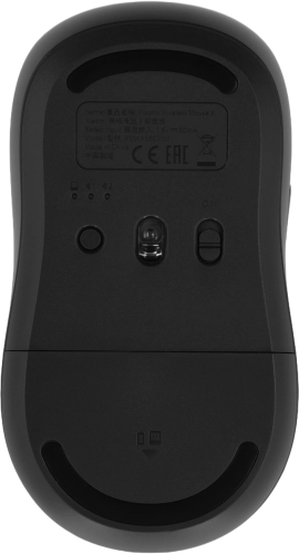Мышь Xiaomi Wireless Mouse 3 черный оптическая 1200dpi беспров. BT/ Radio для ноутбука (BHR8913GL) фото 4