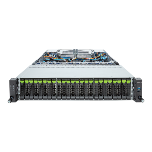 Серверная платформа Gigabyte Rack Server - AMD EPYC™ 9004 - 2U DP 24+4-Bay Gen5 NVMe/SATA/SAS-4 (24 x NVMe) Platinum (R283-Z96-AAE1)