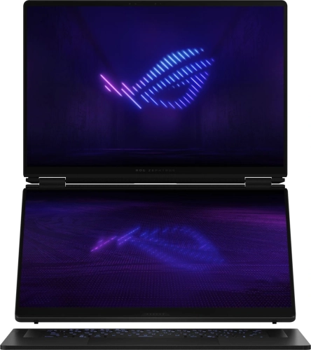 Ноутбук Asus ROG Zephyrus Duo 16 GX651AX-SR117W Core Ultra 9 386H 64Gb SSD1Tb NVIDIA GeForce RTX 5090 24Gb 16 OLED Touch 3K (2880x1800) Windows 11 Home dk.grey WiFi BT Cam Bag (90NR0NT2-M00520) фото 2