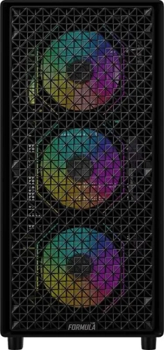 Корпус Formula V Line MANA BLACK, ATX (MANA BLACK) Корпус Formula V Line MANA BLACK, ATX, TYPE-C*1, USB2.0*1, USB3.0*1, FRONT 3x120mm FRGB, REAR 1x120mm FRGB фото 4