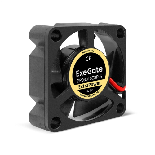 Exegate EX295191RUS Вентилятор 5В DC ExeGate ExtraPower EP03010S2P-5 (30x30x10 мм, Sleeve bearing (подшипник скольжения), 2pin, 12000RPM, 33dBA) фото 2
