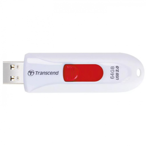 Флеш-накопитель Transcend 64GB JetFlash 590, USB 2.0 White (TS64GJF590W) фото 2