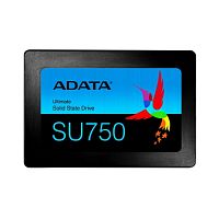 Твердотельный накопитель ADATA SU750 SSD 2.5" SATA-III 256GB TLC 550/ 520MB/ s IOPS 67K/ 75K MTBF 2M (ASU750SS-256GT-C)