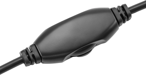 Наушники с микрофоном Оклик HS-L335G черный 2.2м мониторные USB оголовье (1972582) фото 16