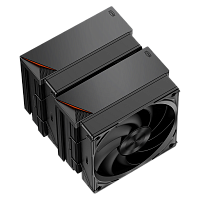 Кулер для процессора/ CPU Cooler PCCooler RZ620 BK (260W, 4-pin PWM, 157.5mm, Al/Cu, 6x6mm, 2x120mm, 86.73CFM, 32dBA, 2000RPM, S: 1851/1700/1200/115X, AM5/AM4, black)
