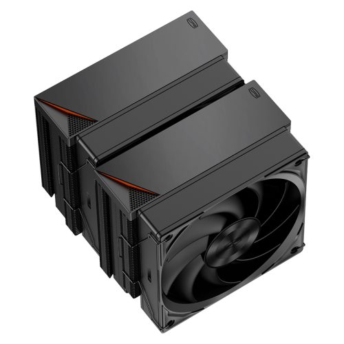 Кулер для процессора/ CPU Cooler PCCooler RZ620 BK (260W, 4-pin PWM, 157.5mm, Al/Cu, 6x6mm, 2x120mm, 86.73CFM, 32dBA, 2000RPM, S: 1851/1700/1200/115X, AM5/AM4, black)