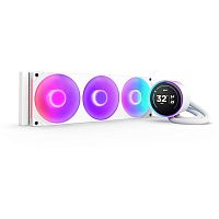 Система жидкостного охлаждения для ПК/ NZXT Kraken Elite 360mm WH RGB 2024 Cooler With Controller (RL-KR36E-W2)