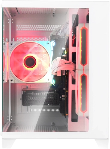 Корпус Bloody BD-CC105 белый без БП mATX 5x120mm 1xUSB2.0 1xUSB3.0 audio bott PSU (BD-CC105-WH) фото 7