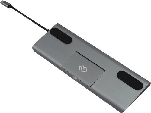 Стыковочная станция Digma DS-991 USB Type-C серый 1xHDMI 1xDP 1xminiDP 1xRJ-45 1xUSB Type-C 3xUSB 3.0 фото 4
