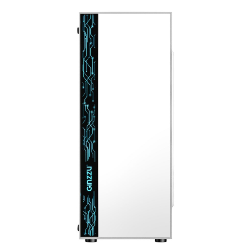 Ginzzu A390 White Window RGB подсветка 1*USB 3.0, 2*USB 2.0, AU фото 2