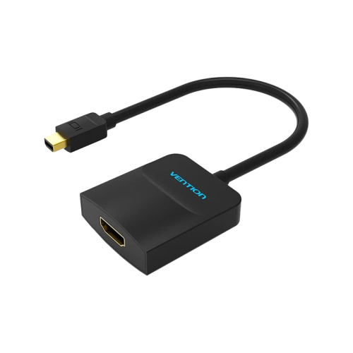 Адаптер-переходник Vention mini DisplayPort 20M > HDMI F Чёрный (HBCBB)