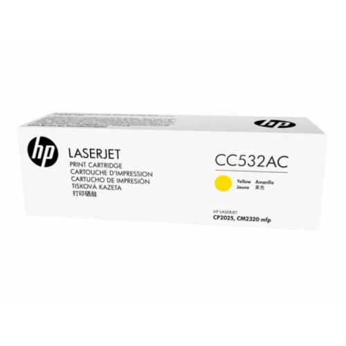 Картридж HP 304A, желтый / 2800 страниц для Color LaserJet LJ CP2025/ CM2320 (белая упаковка) (CC532AC)