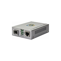 Медиаконвертер/ Медиаконвертер 10/100/1000-Base-T c PoE / 100/1000Base-FX с SFP-портом (SNR-CVT-1000SFP-POE)