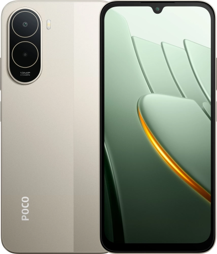 Смартфон Xiaomi Poco C81 Pro 64Gb 4Gb золотистый моноблок 3G 4G 2Sim 6.9 720x1600 Android 13Mpix 802.11 a/ b/ g/ n/ ac NFC GPS GSM1900 microSD max1024Gb (75883)