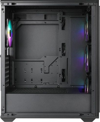 Корпус Azza FOREST черный без БП ATX 4x120mm 2xUSB3.0 audio bott PSU (CSAZ-370 FOREST) фото 4