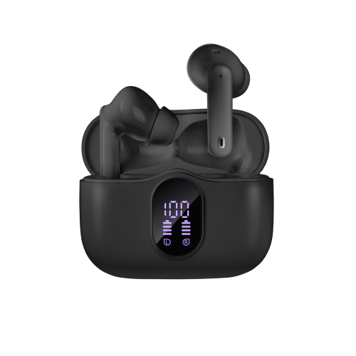 Беспроводные внутриканальные наушники с микрофоном SVEN E-315B, черный (Bluetooth, TWS, ANC, ENC, APP) (SV-022631)