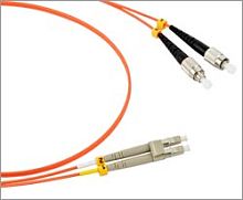Патч-корд оптический , PVC, дуплексный, LC/ UPC-FC/ UPC, SM OS2, 3.0 м -2LC-2FC/ SU-3.0 (TWT-2LC-2FC/SU-3.0)