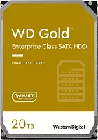 Жесткий диск Western Digital 3.5" 20TB WD202KRYZ Gold SATA3, Cache 291MB, 7200 rpm