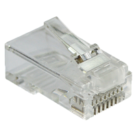 Коннектор RJ45 тип EZ, 8P8C, UTP, Cat.6, универсальный, покрытие 50 микрон,100 шт. (LAN-EZ45-8P8C/ U6-100) (LAN-EZ45-8P8C/U6-100)