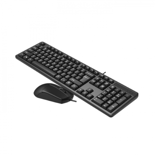 Клавиатура + мышь A4Tech KK-3330, Wired, USB, 1000dpi, 3But (KK-3330 USB (BLACK)) фото 4