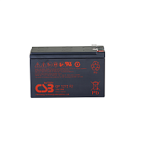 Батарея CSB серия GP, GP1272 F2 (12V28W) , напряжение 12В, емкость 7Ач (разряд 20 часов), емкость 28 Вт/Эл при 15-мин. разряде до U кон. - 1.67 В/Эл при 25 °С, макс. ток разряда (5 сек.) 130А, ток кор